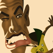 Neymar Jr. Un proyecto de Diseño e Ilustración tradicional de Carlos Lezama McCarthy - 20.10.2013