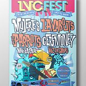 LVC Fest. Design, Traditional illustration, and Music project by Jacobo García Peñalver - 11.03.2013