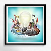 My World. Design, Photograph, Advertising, and Traditional illustration project by Jacobo García Peñalver - 11.03.2013