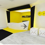 Halcourier headoffice. Design, and 3D project by Mar Falcón - 11.05.2013