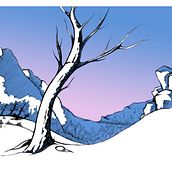 paisajes. Traditional illustration project by pedro albertos - 11.06.2013