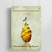 International Compost Awareness Week. Poster Ein Projekt aus dem Bereich Design und Traditionelle Illustration von Anna H - 24.11.2013