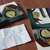 Buscándote. Traditional illustration project by pipah - 11.26.2013