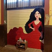persianas en la calle san Luis, Barrio de la Macarena, Sevilla, España. Een project van  Ontwerp, Traditionele illustratie y  Reclame van Mª del Pilar Rodriguez Castillejo - 12.11.2013