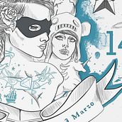 Carnaval. Design, Traditional illustration, and Advertising project by Pere Rosell Codina - 12.03.2013