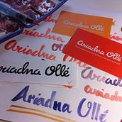 Lettering Ariadna Ollé . % Alexis Diaz Garduño tarafından hazırlanan Tasarım projesi - 12.04.2013