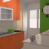 infoarquitectura 3d cocina. Un proyecto de Diseño, Publicidad y 3D de Óscar García Vélez - 12.12.2013