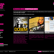 Diseño web. Design project by Sara Graphika - 12.26.2013