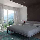 bedroom render. Design, 3D & Interior Design project by Maite Abarizketa Larrañaga - 01.05.2014