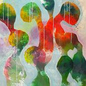 Walk for freedom II. Painting project by Dani Maresma - 09.11.2017