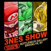 3NES GALLERY EXHIBITION. Un proyecto de Diseño e Ilustración tradicional de SalBa Combé - 09.01.2014