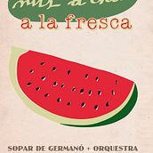 Nits d'estiu a la fresca. Een project van Ontwerp, Traditionele illustratie y Reclame van Anna Cánovas - 12.01.2014