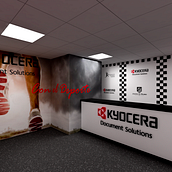 Box Kyocera.Circuito de Cheste 2013 (Valencia). Un proyecto de Diseño y 3D de Paula Jimenez Peiro - 28.04.2013
