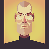Steve Jobs. Een project van  Ontwerp y Traditionele illustratie van Federico Cerdà - 20.01.2014