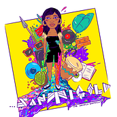 Santigold - Minicómic. . Traditional illustration project by Daniela Santaella - 09.30.2012