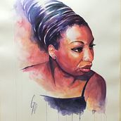 "Soul", retratos de iconos de la música en acuarela Ein Projekt aus dem Bereich Traditionelle Illustration und Aquarellmalerei von Cristina Gómez Martínez - 10.08.2020