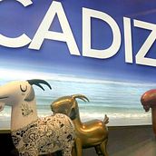 Esculturas de cabras payoyas para Cádiz Turismo en Fitur 2014. 3D, Sculpture, and Set Design project by Ras Escenografías - 01.19.2014