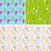 PATTERN - estampados de motivos varios para decoración y papelería. Un proyecto de Diseño gráfico e Ilustración tradicional de Julia Salinas - 31.03.2011
