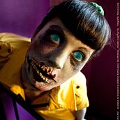 "Zombie Pin Up". . Costume Design, and Set Design project by Sara Morenas Blanco - 05.15.2011