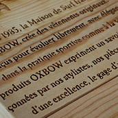 Cajas de madera OXBOW Ein Projekt aus dem Bereich Werbung von Gorka Lopez Eguzkiza - 05.02.2014