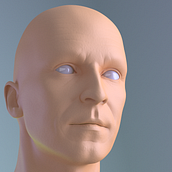 Autoretrato en progreso (WIP con Blender 3D). 3D project by Tonatiuh de San Julián - 02.12.2014
