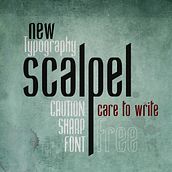 Scalpel Font. Projekt z dziedziny Projektowanie graficzne, T i pografia użytkownika Héctor del Amo - 16.02.2014