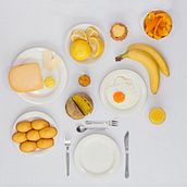 Monochrome Breakfast. Photograph project by Fabienne Plangger - 02.16.2014