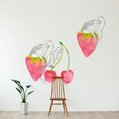 Mural Wallpaper & Vinyls for The Wallery. Interior Architecture, and Traditional illustration project by lara costafreda - 02.17.2014