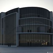 Teatro Total (Gropius). Un proyecto de 3D, Arquitectura, Diseño, Diseño gráfico y Fotografía de Carlos Pérez - 18.03.2013