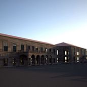 Estación Intermodal Santiago Compostela (proyecto de Guillermo Lorenzo). Un proyecto de 3D, Arquitectura, Arquitectura interior, Diseño, Diseño de producto, Diseño gráfico y Fotografía de Carlos Pérez - 18.06.2013