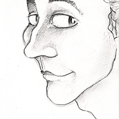 Viejos dibujos rápidos. Anterior a 2004.. Fine Arts, and Traditional illustration project by Carolina Rodríguez - 02.19.2004