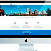 Texas European Chamber of Commerce website. Web Design project by Alberto Saavedra - 02.24.2014