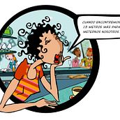 chistes online. Un proyecto de Diseño de personajes, Diseño interactivo e Ilustración tradicional de ilustradora freelance - 27.02.2014