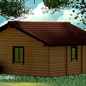 Bungalows. 3D, and Architecture project by Raúl Ruiz Sánchez - 03.04.2014