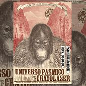 Cartel CRAYOLASER + UNIVERSO PÁSMICO. Graphic Design, Design, and Traditional illustration project by Fernando Prieto Serrano - 03.05.2014
