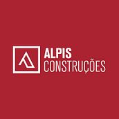 Alpis Construções. Br, ing, Identit, Design, and Graphic Design project by Liame. - 03.12.2014