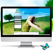 Expresa Salud . Design grafic, Design web și UX / UI de Elizabeth Albert - 03.13.2014