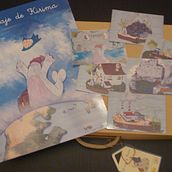Juego y cuento de la Foca Kirima, para colegios Gredos San Diego. Traditional illustration project by Sara I. Toribio - 03.14.2014