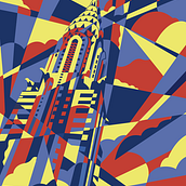 NYC Art Deco society Posters (Non Official). Fine Arts, Br, ing, Identit, and Art Direction project by Nicolas de los Rios - 03.02.2014