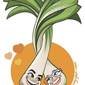 CALÇOTADA- Ilustración . Un progetto di Illustrazione tradizionale di Marta Clapés - 16.03.2014