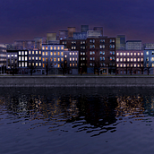 City Lights - 3D MAX VRAY. 3D, Art Direction, and Game Design project by Lorena Puerto Rojo - 03.17.2014