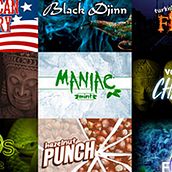 imagen drops e-liquids. Graphic Design, Web Design, and Packaging project by Fran Castillo - 03.18.2014