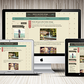 Tema Wordpress Vintage. Un proyecto de Diseño gráfico y Diseño Web de Marina López Heras - 30.06.2013