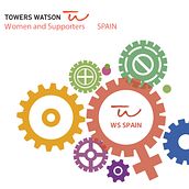 Logo Towers Watson Women & Supporters. Un proyecto de Br, ing e Identidad y Diseño de Alba Mejía Martínez - 13.06.2015