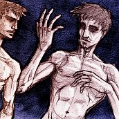 Ilustraciones para la revista digital "Modernícolas". Traditional illustration project by José A. Gómez Caballero - 12.04.2012