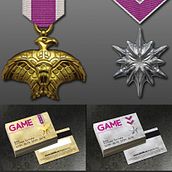 Ganador del concurso de renovación de tarjetas GAME. Un proyecto de 3D, Dirección de arte y Diseño gráfico de Abian Valido - 14.05.2012
