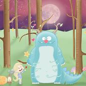 Acampando con mi monstruo . Animation, Character Design, and Traditional illustration project by Trixie V - 03.31.2014