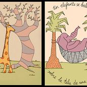 Ilustraciones para ropa de niño. Design, and Traditional illustration project by cristina peris grau - 04.01.2014