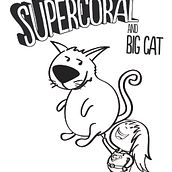 SuperCoral and Big Cat. Un proyecto de Ilustración tradicional de César Casado - 03.04.2014