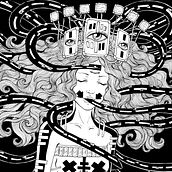 Building Girls. Projekt z dziedziny  Sztuki piękne, Trad, c, jna ilustracja i  Malarstwo użytkownika saravidigal - 06.04.2014